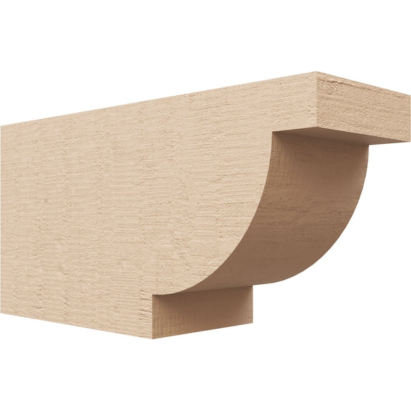 Ekena Millwork 4in. W x 6in. H x 12in. L Alpine Woodgrain TimberThane Rafter Tail, Primed Tan RFTUR04X06X12ALPRCPR - main